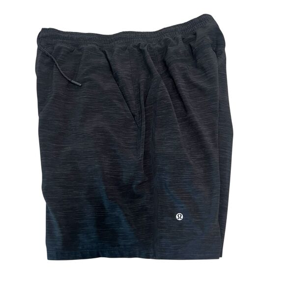 Lululemon Lined Pace Breaker Shorts Men's XL Black Heather 9” Inseam Athletic - Picture 3 of 7